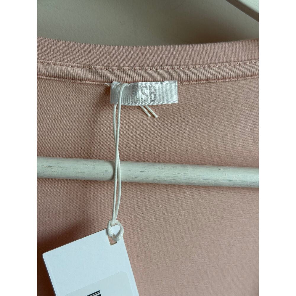 CSB Ballet Long Sleeve V-Neck Cropped Wrap Top Blush Women's Size Large NWT - Picture 7 of 10